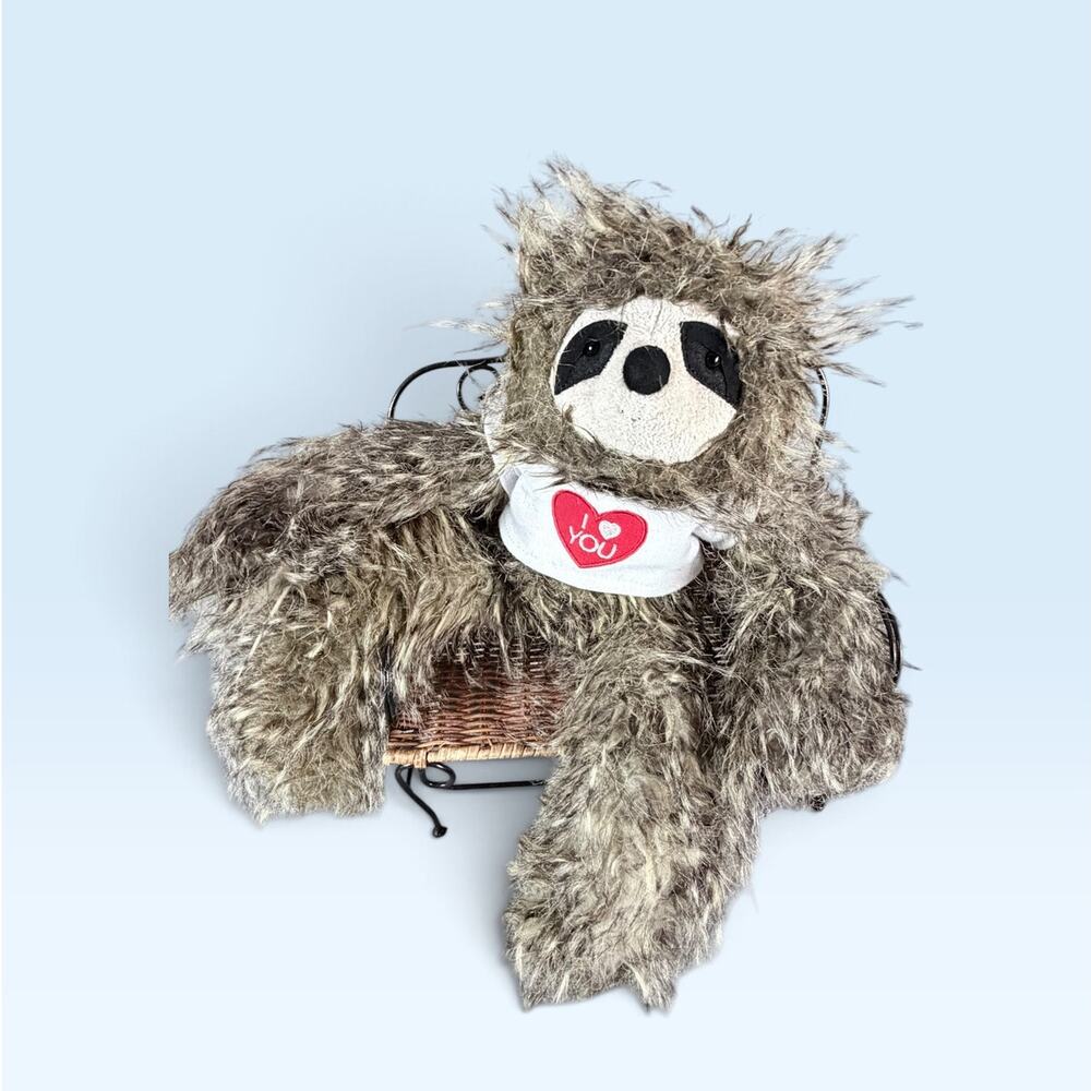 Jellycat Cyril Sloth CY2SL Retired Brown Shaggy Plush – I ❤️ YOU